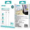BWOO BO-X284 duomenų perdavimo ir įkrovimo laidas | USB-C į USB-C | 60 W