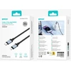 BWOO BO-X401CL braided cable USB-C - Lightning 1m PD 30W juodas
