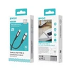 BWOO Braided Cable USB-C - USB-C 2m 60W juodas