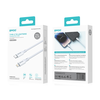 BWOO Cable USB-C - Lightning 2m 27W ABS + TPE baltas