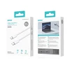 BWOO Kabelis USB-C - USB-C 2m 60W baltas
