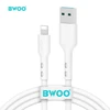 BWOO kabelis X172L USB - Lightning 1,0 m 3A baltas