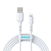 BWOO Cable USB - Lightning 2m 3A baltas