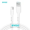 BWOO 3A kabelis BO-X172C USB-A į USB-C 1 m, baltas