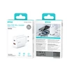 Įkroviklis Bwoo (CDA207) (1xUSB-C; 1xUSB 36W) baltas