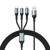 BWOO greitas 3 in 1 USB 3A įkrovimo kabelis X274