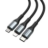 BWOO greitas 3 in 1 USB 3A įkrovimo kabelis X274