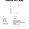 BWOO P74 Power Bank | 10,000 mAh | 22.5W | USB-C, Lightning | juodas