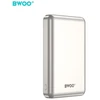 BWOO P82 BO 10000mAh 15W išorinė baterija su belaidžiu įkrovimu, šviesiai pilka