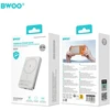 BWOO P82 BO 10000mAh 15W išorinė baterija su belaidžiu įkrovimu, šviesiai pilka
