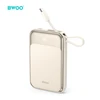 Wekome Išorinė baterija POWER BANK Bwoo (BO-P80) 10000mAh (1xUSB-C; 22.5W) su USB-C laidu auksinis