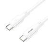 USB kabelis Bwoo (X329CL) "USB-C (Type-C) to Lightning" (27W) 1m baltas