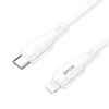 USB kabelis Bwoo (X329CC) "USB-C to USB-C" (65W) 1m baltas