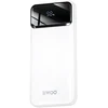 BWOO Ultra thin Power Bank | 10,000 mAh | 22.5W | QC | USB-A, USB-C | LED Ekranas | baltas