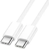 BWOO Kabelis USB-C - USB-C 2m 60W baltas