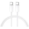 BWOO Kabelis USB-C - USB-C 2m 60W baltas