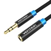 Vention Pintas 3.5 mm garso ilgintuvas 1.5 m ventiliacija VAB-B06-B150-M juoda