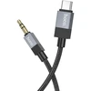 Kabelis AUX Jack 3,5 mm (kištukas) - USB C (kištukas) Hoco 1 m UPA32B juodas