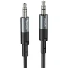 Cable AUX Jack 3,5 mm to Jack 3,5 mm Hoco 1 m UPA23 metal pilka