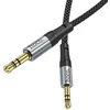 Cable AUX Jack 3,5 mm to Jack 3,5 mm Hoco 1 m UPA26 juodas