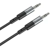 Cable AUX Jack 3,5 mm to Jack 3,5 mm Hoco 1 m UPA23 metal pilka