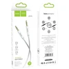 Cable AUX Jack 3,5 mm to Jack 3,5 mm Hoco 1 m UPA19 sidabrinis