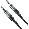 Cable AUX Jack 3,5 mm to Jack 3,5 mm Hoco 1 m UPA23 metal pilka