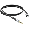 Cable AUX Jack 3,5 mm to Lightning Hoco 1 m UPA22 juodas