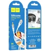 Cable AUX Jack 3,5 mm to Lightning Hoco 1 m UPA22 baltas