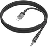 Cable AUX Jack 3,5 mm to Lightning Hoco 1,2 m UPA27 juodas