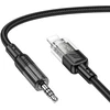 Cable AUX Jack 3,5 mm to Lightning Hoco 1,2 m UPA27 juodas