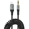 Cable AUX Jack 3,5 mm to Lightning Hoco 1,5 m UPA33A juodas