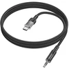 Cable AUX Jack 3,5 mm to USB C Hoco 1,2 m UPA27 juodas