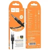 Cable AUX Jack 3,5 mm to USB C Hoco 1,2 m UPA27 juodas