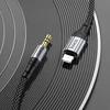 Cable AUX Lightning to Jack 3,5 mm Hoco 1 m UPA26 juodas