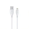 Kabelis T-PHOX NATURE LIGHTNING baltos spalvos 1.2M 3A