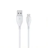 CABLE T-PHOX NATURE MICRO USB Baltas 1.2M 3A