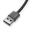 CABLE T-PHOX NETS MICRO USB Juodas 3A ; PVC ; 1,2M