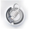 Kabelis USAMS Bicolor Series SJ756 PD 60W USB-C/USB-C 1.2m juodos spalvos ir baltos spalvos