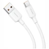 Kabelis USAMS US-SJ603 U84 3A USB-C į USB-A 3m baltos spalvos
