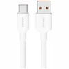 Kabelis USAMS US-SJ603 U84 3A USB-C į USB-A 3m baltos spalvos