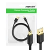 Kabelis USB 2.0 UGREEN 10355B, vyriškas, mini USB, 1m
