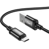 Cable USB A to Micro USB Hoco 2,4A 1 m X89 juodas