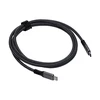 Kabelis USB Akyga USB-C - USB-C 1.5 m Juodas (AK-USB-34)