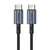 USB-C kabelis su USB-C Choetech XCC-1014, PD 60W 1.2 m (juodas)