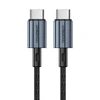 USB-C kabelis su USB-C Choetech XCC-1014, PD 60W 1.2 m (juodas)