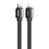 Laidas USB-C-lightning Remax Platinum Pro, RC-C050, 20W (juodas)