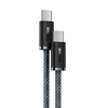 Kabelis USB-C to USB-C Baseus Dynamic Series, 100W, 2m pilkos spalvos