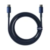 Baseus Tungsten Gold kabelis USB-C - USB-C 100W 2m - Mėlynas