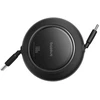 Baseus Free2Pull duomenų perdavimo ir įkrovimo kabelis | USB-C į USB-C | 100W | 1,5 m | juodas